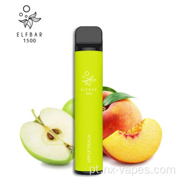 Barra de elfo vape descartável 1500PUFFs por atacado